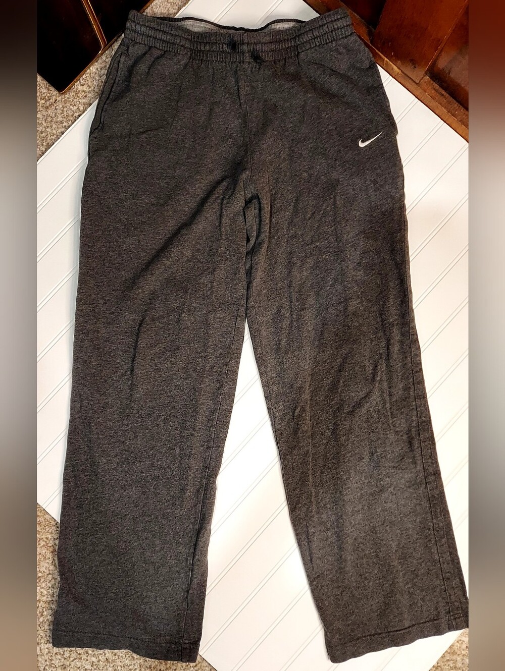 Mens Nike Dark Gray Athletic Sweatpants - Comfort Fit